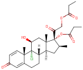 Beclometasone dipropionate.svg