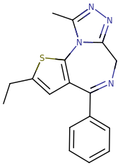 Deschloroetizolam.svg