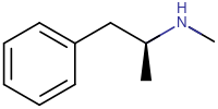 Dextromethamphetamine.svg