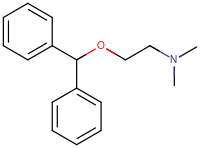 Diphenhydramine.svg