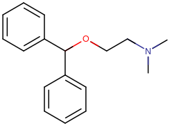 Diphenhydramine.svg