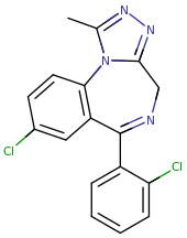 Triazolam.svg