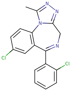 Triazolam.svg